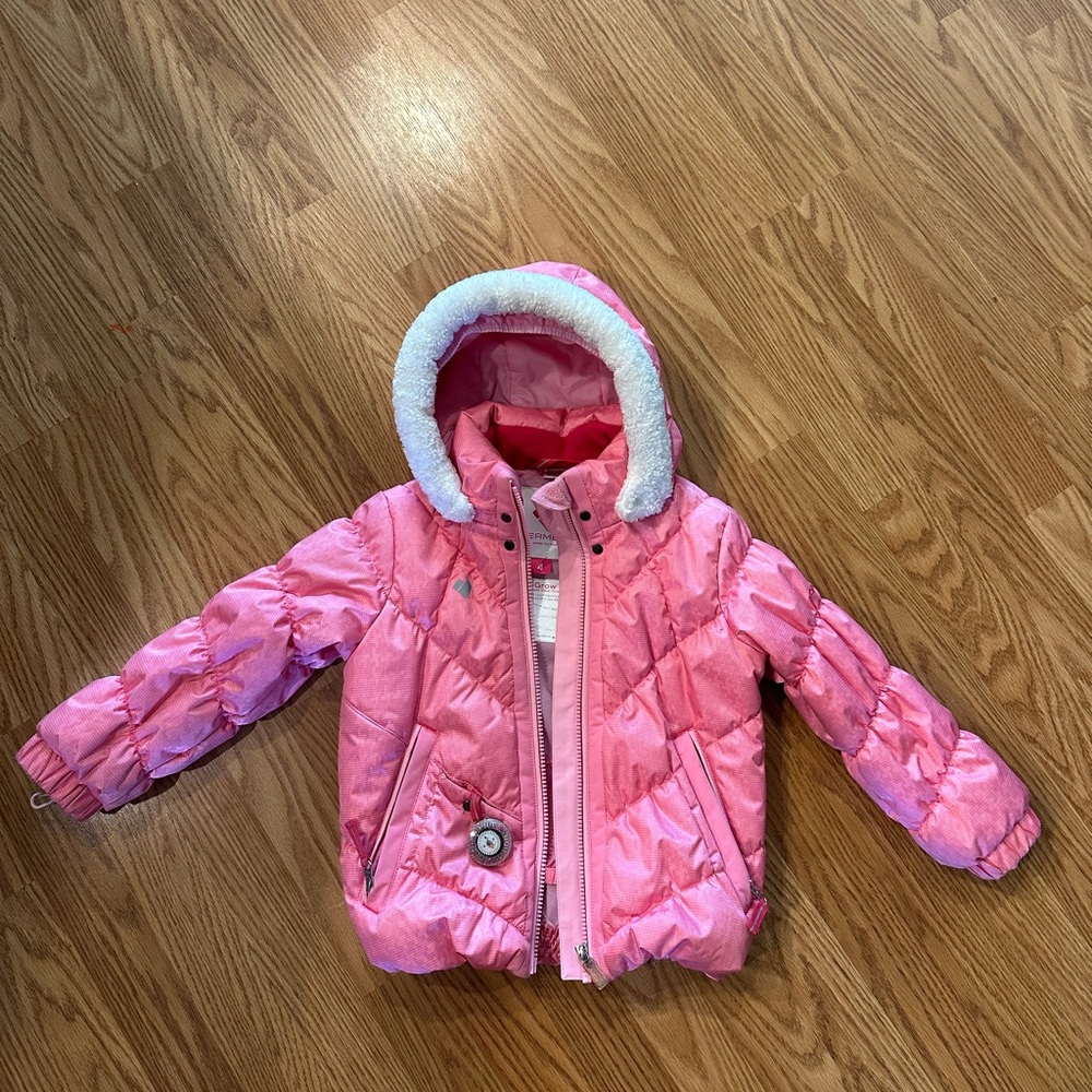 Obermeyer girl’s ski jacket size 4